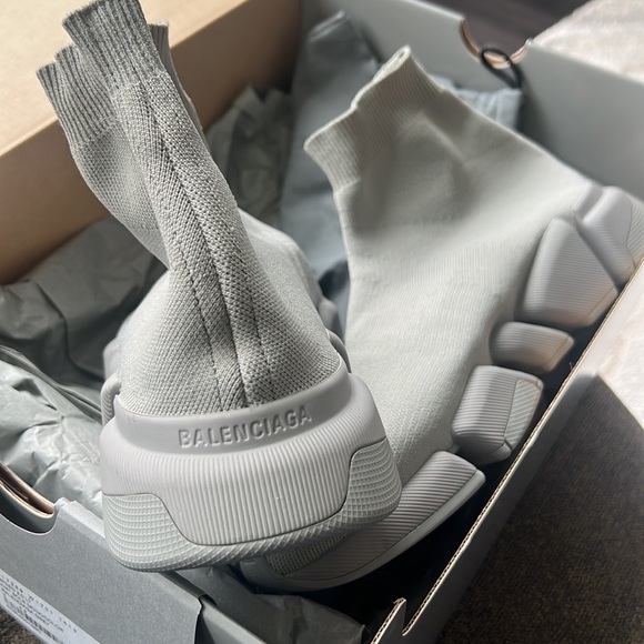 Balenciaga 2.0 knit sole monocolor grey - Picture 3 of 5